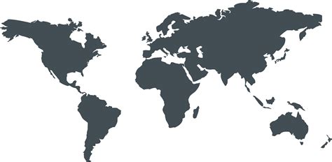 Blank PNG Map Of The World