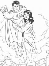 Online coloring pages Superman Coloring And His Girlfriend X Men sketch template