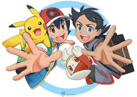 Pokemon Journeys Ash And Goh Wallpaper - Goimages Connect