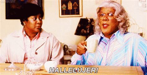 Madea Hallelujer GIF - Madea Hallelujer Coffee Time - Discover & Share GIFs