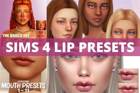 29+ Sims 4 Lip Presets: Kissable Lips For All - We Want Mods