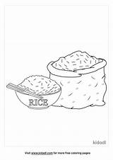 Rice Coloring Pages sketch template