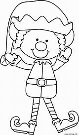 Coloriage lutin Maternelle Noel  JeColoriecom sketch template