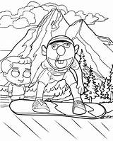 Jeffy From SuperMarioLogan Puppet Theater Coloring Page sketch template