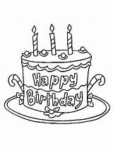 Happy Birthday coloring Pages sketch template