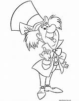 Mad Hatter From Alice In Wonderland Coloring Page  Free Printable sketch template
