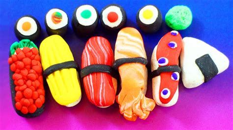 Simple mini sushi pieces with clay Sushi Comida, Fun Crafts, Craft Projects, Favorite Recipes ...