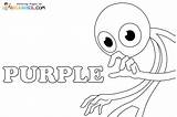 Purple Rainbow Friends Coloring Pages sketch template