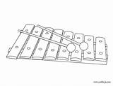 Glockenspiel Coloring Pages sketch template