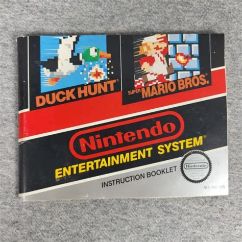 SUPER MARIO BROTHERS / Duck Hunt - Original Nintendo NES Manual $4.00 - PicClick