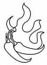 Chili Pepper Coloring Pages Printable For Free Download sketch template