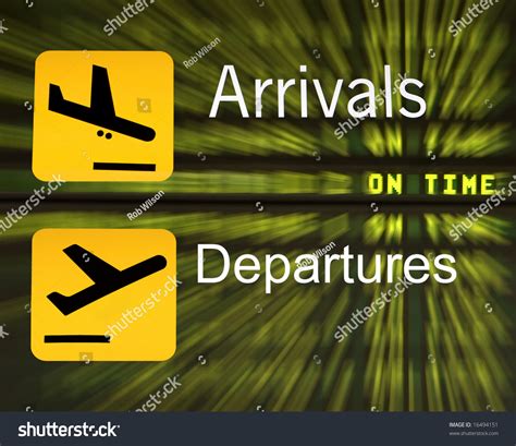 Arrival Departure Flight Board Stock Photo 16494151 - Shutterstock