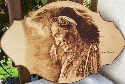 Wood Burning Art Pyrography Indains | Car Interior Design