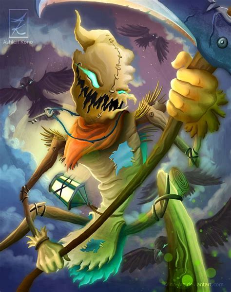 Fiddlesticks (League of Legends) Fan Art | Fan art, League of legends, Character design