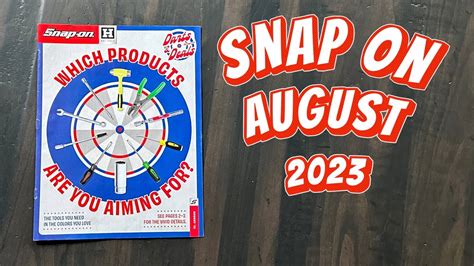 Snap On August 2023 Flyer is here with Summer Deals !! - YouTube