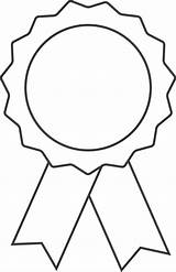 Award Ribbon Coloring Pages sketch template