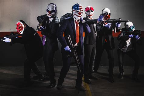 Payday cosplay team! : r/paydaytheheist