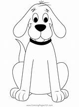 Clifford The Big Red Dog Characters Coloring Pages sketch template