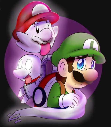 Luigi's mansion with boo mario by BaconBloodFire on DeviantArt