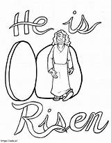 He Is Risen 15 coloring Page sketch template