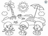 Summer Coloring Page  Free Printables Treasure Hunt 4 Kids sketch template
