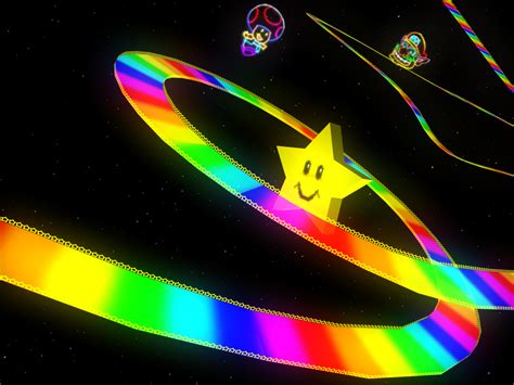 Image - Rainbow-road-n64.png | Mario Kart Racing Wiki | FANDOM powered ...