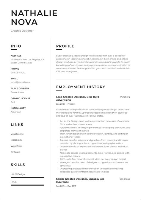 Sample Objectives For Resume In Graphic Design - Resume Example Gallery
