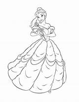 Free Printable Belle Coloring Pages For Kids sketch template
