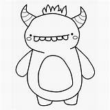 Print Cute Monster coloring Page  Download Or Color Online For Free sketch template