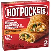 Hot Pockets Chicken, Broccoli & Cheddar Crispy Buttery Crust Frozen Snacks - Shop Meals & Sides ...