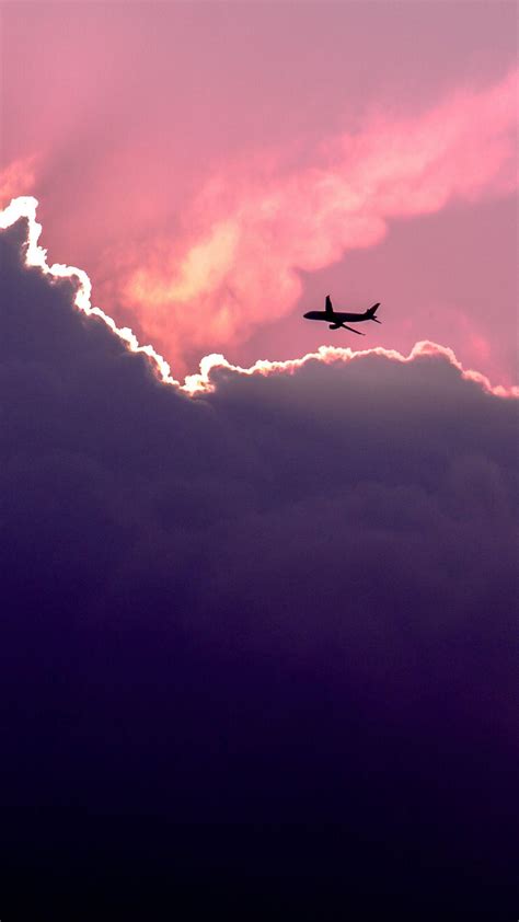 Airplane Sunset Wallpapers - Top Free Airplane Sunset Backgrounds - WallpaperAccess