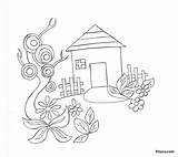 Buildings Coloring Pages  Pitara Kids Network sketch template
