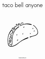Taco Bell Coloring Pages sketch template
