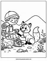 25 Hiking Coloring Pages  For Kids sketch template