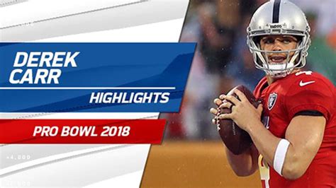 Derek Carr Highlights: Pro Bowl 2018