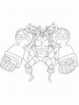 One Piece coloring Pages sketch template