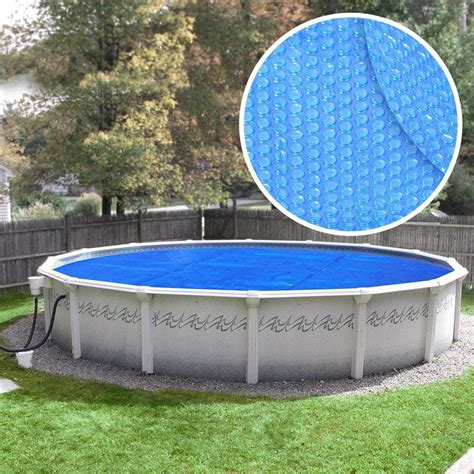 Robelle Heavy-Duty 18 ft. Round Blue Solar Pool Cover 18S-8 BOX - The Home Depot