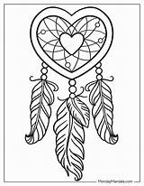 20 Dreamcatcher Coloring Pages Free PDF Printables  Dream catcher sketch template