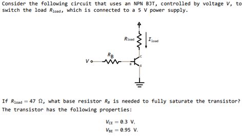 NPN BJT Transistor Circuit Analysis Problem: Is This Question Solvable ...