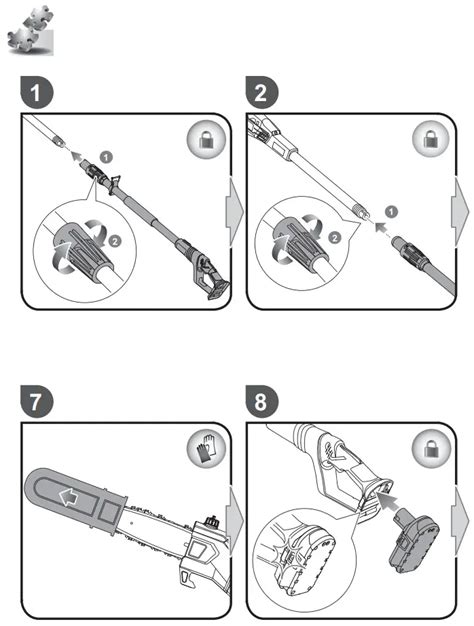 RYOBI OPP1820 18V ONE+ 3m Cordless Pole Saw Instruction Manual