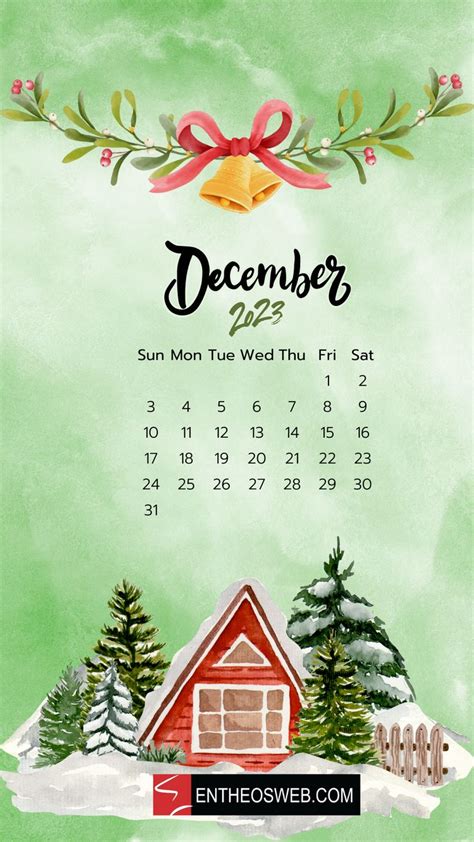 December 2023 Calendar Phone Wallpaper | EntheosWeb | December calendar ...