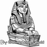 King Tut Coloring Pages  Free & Printable sketch template