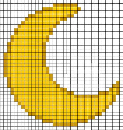 Moon grid pixel art | Moon cross stitch, Cross stitch patterns, Pixel art