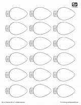 Christmas Light Bulb Coloring Page Printable Coloring Pages sketch template