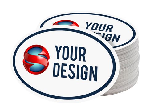 Custom Oval Stickers | Design Your Own Decal | StickersStickers