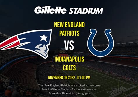 New England Patriots vs. Indianapolis Colts