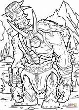 Orc Warrior coloring Page  Free Printable Coloring Pages sketch template