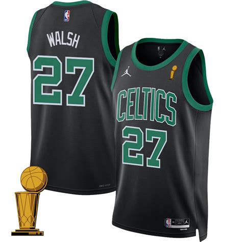 Jordan Walsh 27 Boston Celtics 2024 FINALS CHAMPIONS Swingman Jersey ...