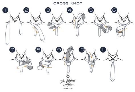 How to Tie a Cross Knot | Tie Knot Tutorial | Learn How to Tie a Tie | OTAA