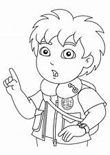 Free Printable Diego Coloring Pages For Kids sketch template